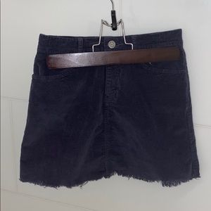 Brandy Melville mini corduroy skirt